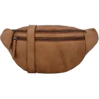 Hide & Stitches Femmes, Sac banane, Paint Rock Heuptas - Fanny Pack - Festival Tasje - Cognac - 100% Leer, Marron