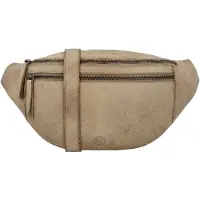 Hide & Stitches Unisexe, Sac banane, Paint Rock Heuptas - Zand - 100% Leer, Beige
