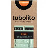 Tubolito Chambre à air Road TPU 700C x 18-32 mm, valve Presta 42/60/80 mm | Légère, robuste et compacte | Compatible avec freins sur jante et à d