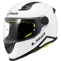 LS2 Helmets LS2 FF812 Kid Solid casque pour enfants, blanc, Y/L (51/52)