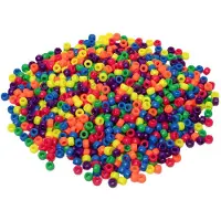 Colorations - Perles Pony Neon 6x9 mm, 1000pcs.