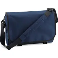 Bagbase BG21 | Sac à bandoulière Messenger Bag | 38 x 30 x 12 cm - Couleur : French Navy - Taille : 38 x 30 x 12 cm
