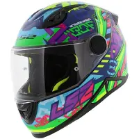 LS2 LS2FF812KidSventBleuVertEnfantCasqueIntégral Taille S