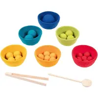 Sonstige Verlage Goki Jeu de tri des couleurs Laine