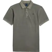 G-Star Dunda Overdyed Slim Short Sleeve Polo Gris S Homme