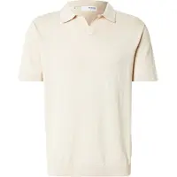 Selected T-Shirt 'SLHMattis' beige chiné