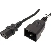 PremiumCord Câble d'interconnexion 230V IEC 320 C13 - IEC 320 C20 10A 2m