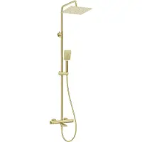 Deante Rain shower with thermostatic bathtub faucet