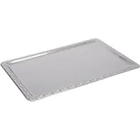 HorecaTraders Plateau de service | acier inoxydable | 1,05 kg | GN1/1 | 53 x 32,5 cm