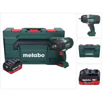 Metabo SSW 18 LTX 1450 BL Visseuse à choc sans fil 18 V 1450 Nm Brushless + 1x batterie 5,5 Ah + metaBOX - sans chargeur
