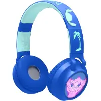 Disney Stitch Bluetooth Luminous Headphones Bleu
