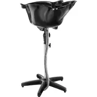 Physa Bac lave tête - 50 x 49 x 99 cm - Noir