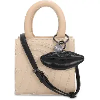 Buffalo sac à main sac à épaule bandoulière Muse Boxy13 Crossbody Bag Latte beige