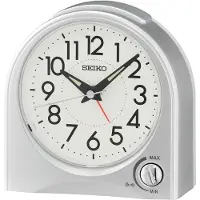 Seiko QHE204S Réveil à quartz argenté