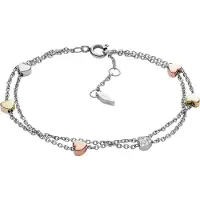 Fossil Bracelet 'Herzen JF02854998' or / or rose / argent