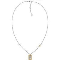Tommy Hilfiger Collier à couches, (Acier inoxydable)
