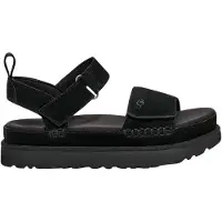 Ugg - Sandales à plateforme - W Goldenstar Black pour Femme - Taille 37 - Noir