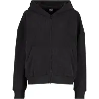 Urban Classics Sweat-shirt à Zip Jacquard Velvet Oversized