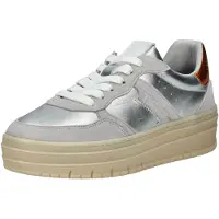 Tamaris Baskets basses bronze / orange fluo / argent