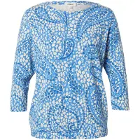 s.Oliver T-shirt azur / gentiane / blanc
