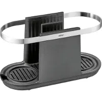 GEFU Spülbeckenorganizer 'Smartline', Égouttoir à vaisselle, Argent, Noir