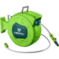 Verto Enrouleur de tuyau automatique 1/2" 20 m