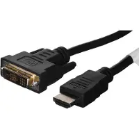 Lanberg Câble CA-HDDV-10CC-0018-BK (HDMI M (1.80 m), Câble vidéo, Noir