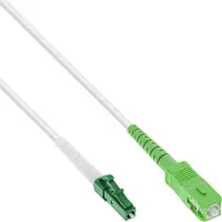 InLine 88455 LWL Câble simplex, FTTH, LC/APC 8° zu SC/APC 8°, 9/125µm, OS2, 0,5m