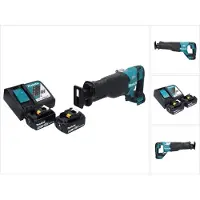 Makita DJR 187 RT Scie sabre sans fil 18 V brushless + 2x Batteries 5,0 Ah + Chargeur