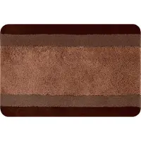 Spirella Tapis de bain Polyester BALANCE 60x90cm Marron