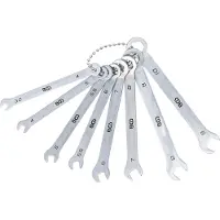 Bgs Jeu de clés mixtes à fourche (10 mm, 4 mm, 5 mm, 6 mm, 7 mm, 8 mm, 9 mm)