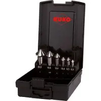 RUKO Ultimatecut 4s Hss Conical Countersinks Set 6 Pieces Noir