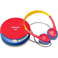 Lenco Cd-021kids Cd Player Rouge One Size / EU Plug 220V