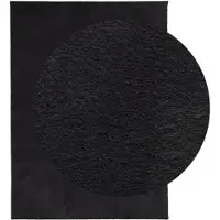 vidaXL Tapis HUARTE à poils courts doux et lavable noir 200x280 cm