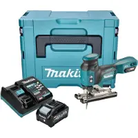 Makita JV 001 GM101 Scie sauteuse sans fil 40 V max. 135 mm Brushless + 1x batterie 4,0 Ah + chargeur + Makpac