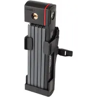 ABUS Antivol pliable à clé Bordo 5700K/80 cm Noir + support SH