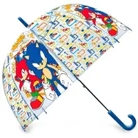 Kids Euroswan Unisexe, Parapluie, Sonic parapluie, Multicolore, Transparent