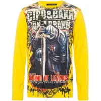 Cipo & Baxx T-Shirt mélange de couleurs