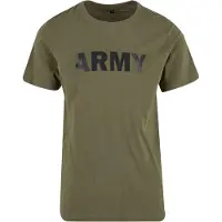 Brandit T-Shirt 'Army' olive / noir