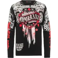Cipo & Baxx T-Shirt rouge / noir / blanc
