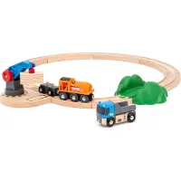 BRIO World Train Set Starter Lift & Load Set