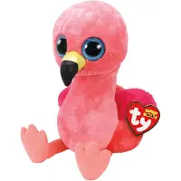 TY Beanie Boos Glubschi Gilda Flamingo Rose 42cm peluche petit animal
