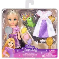 Disney Princess Jakks Pacific - Lalka Disney Rapunzel 15cm z akcesoriami, oficjalny produkt