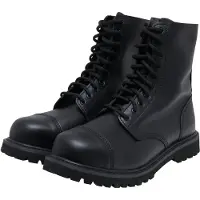 Brandit Bottes de - Vegantom - Bottines 10 trous - EU41 - EU47 - pour Unisexe - noir - Taille EU 45