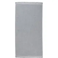 Vt wonen Serviette de Bain VT Wonen Groove Antraciet Katoen (70 x 140 cm)