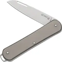 Fox knives Vulpis FX-VP130TI, M390, Sandblasted Titanium, couteau de poche