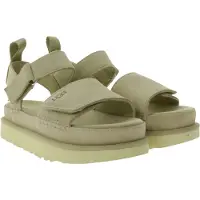 Ugg - Sandales à plateforme - W Goldenstar Sand pour Femme - Taille 38 - Beige