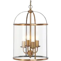 Steinhauer Lampe à suspension Pimpernel 25cm vieux laiton