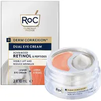 Roc Derm Correxion Dual Eye crème anti-rides contour yeux 2 en 1 2x10 ml