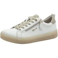 Tamaris Baskets basses taupe / blanc